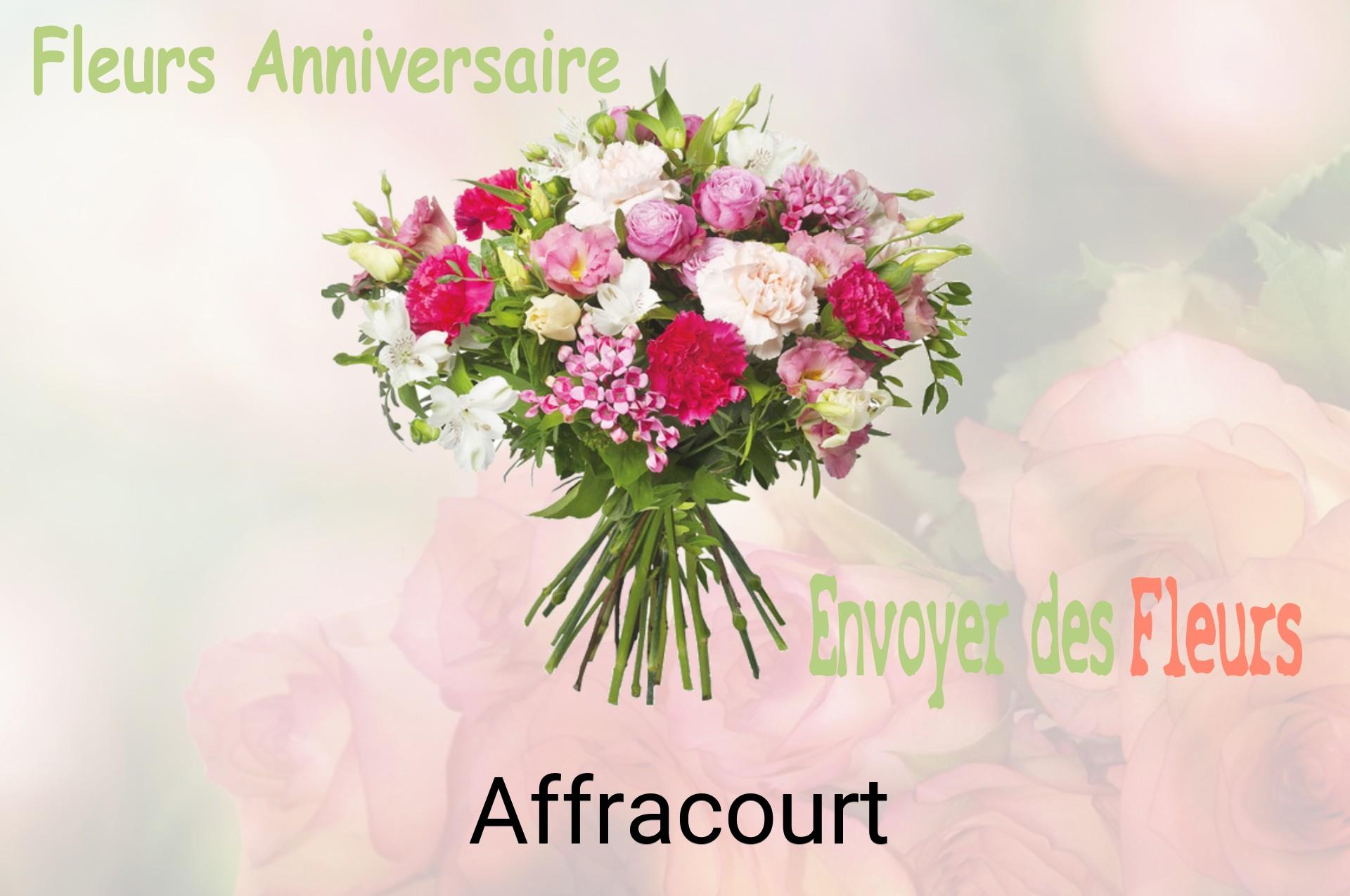 Bouquet de fleurs d’anniversaire livré à Affracourt