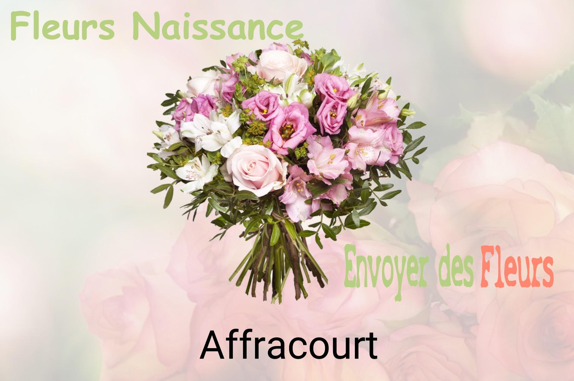 Bouquet de fleurs de naissance livré à Affracourt